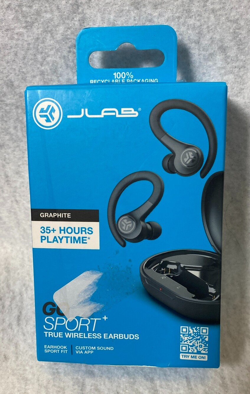 JLAB GO Sport+ True Wireless Earbuds- Graphite